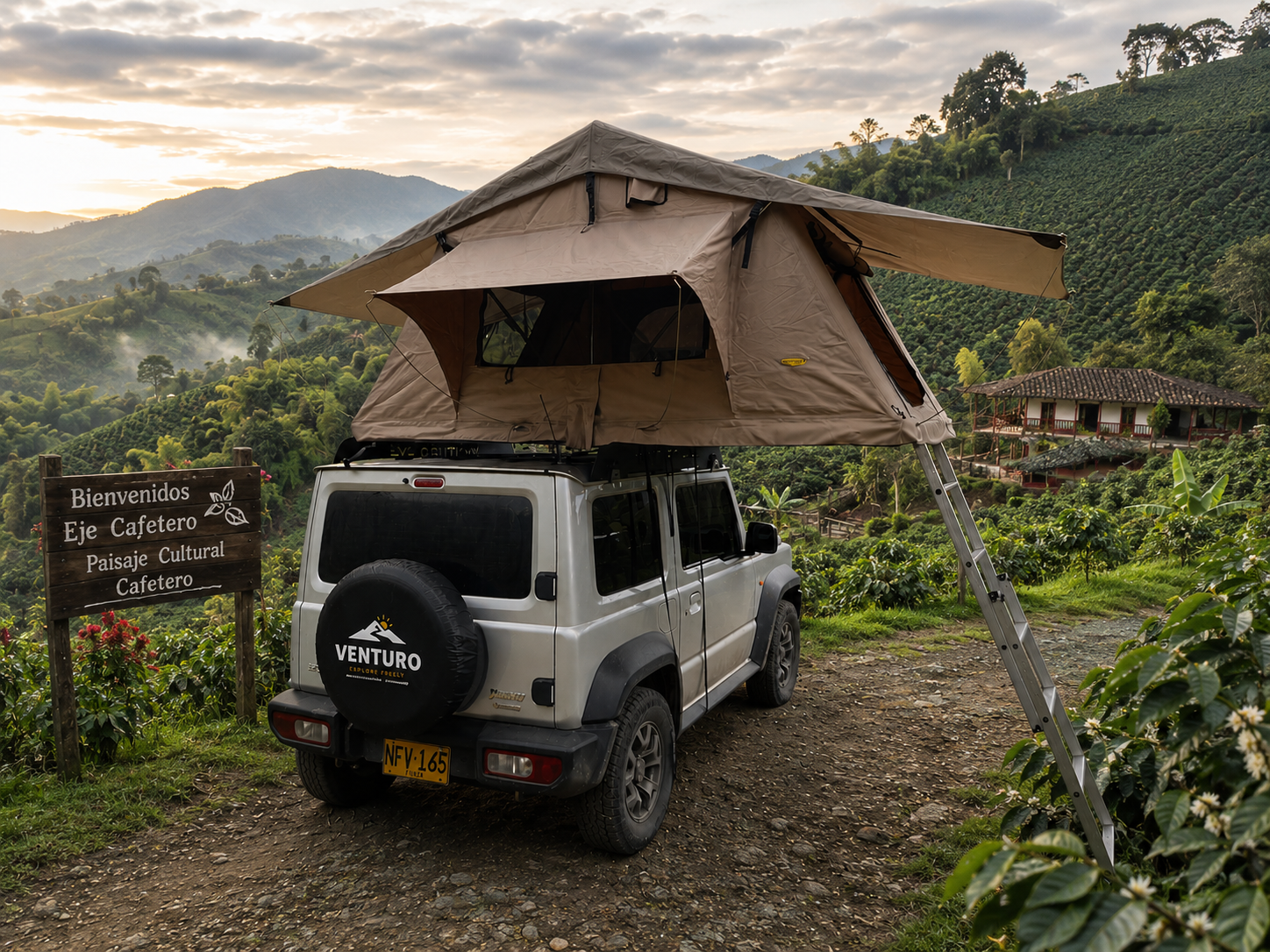 4x4 trip in Colombia coffee region