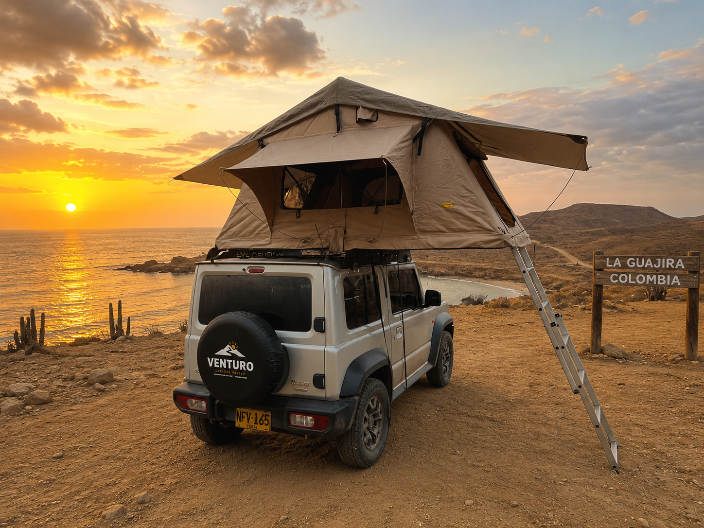 Desert overlanding in La Guajira
